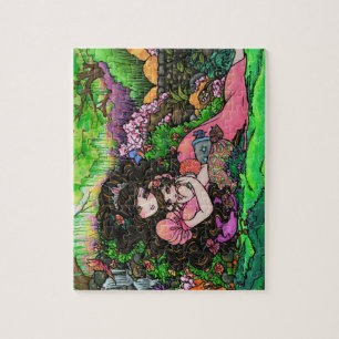 Princess Baby Fantasy Garden by Hannah Lynn Jigsaw Puzzle