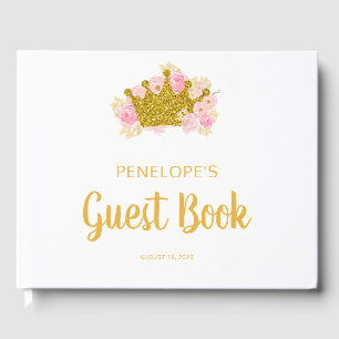 Princess Baby Shower Guest Book, Fairytale Book