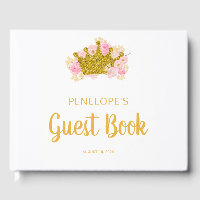 Princess Baby Shower Guest Book, Fairytale