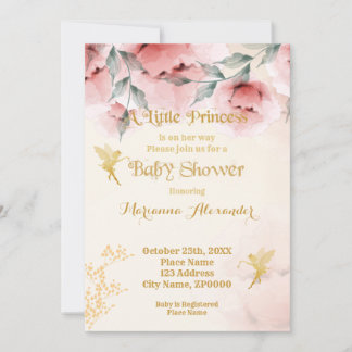 Princess Baby Shower Invitation