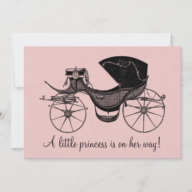 Princess Baby Shower Invitation (Front)