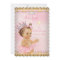Princess Baby Shower Pink Tutu Gold Tiara Brunette