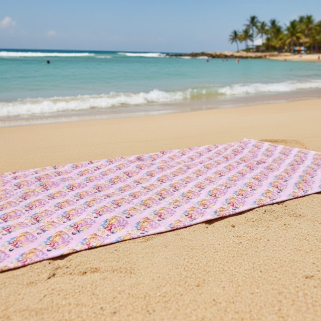 Princess Beach Towel (Creator Uploaded)