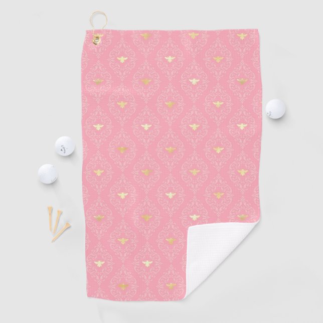 Princess Bee Series Design #3 Golf Towel (InSitu)