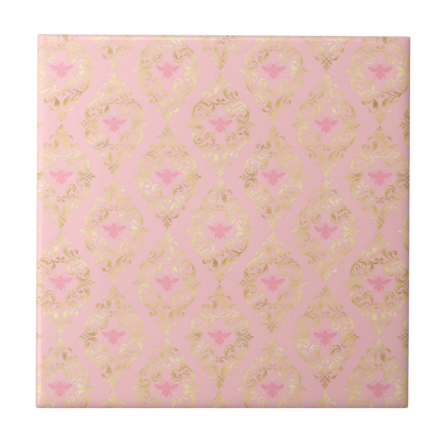 Princess Bee Series Design #5   Tile (Front)
