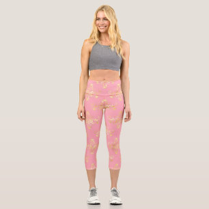 Princess Bee Series Design #8 Capri Leggings