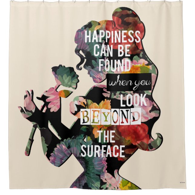 Princess | Belle Floral Silhouette (Front)