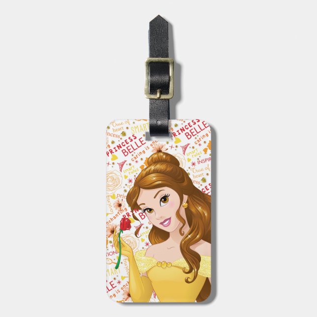 Princess Belle Luggage Tag (Front Vertical)