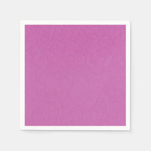 Princess Berry Pink Fairy Tale Damask Wedding Napkin