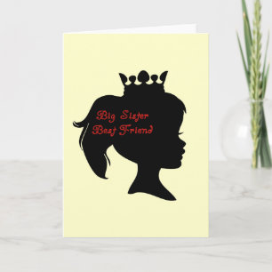 Princess Big Sister Best Friend Card