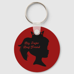 Princess Big Sister Best Friend Keychain