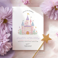 Princess Birthday Elegant Castle Enchanted Girls