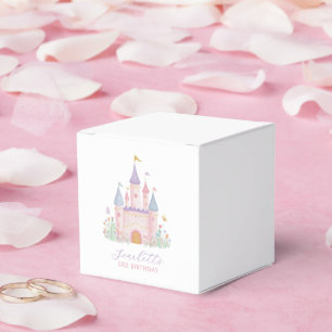 Princess Birthday Enchanted Castle Girls  Favor Box