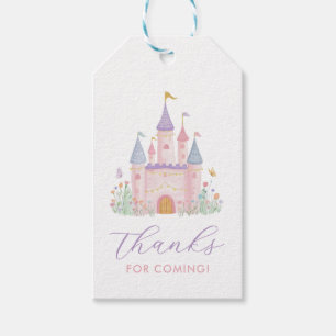 Princess Birthday Enchanted Castle Girls Party Gift Tags