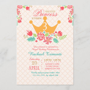 Princess Birthday Invitation