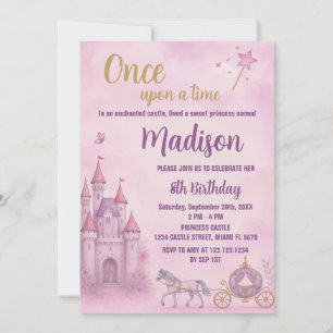 Princess Birthday Invitation