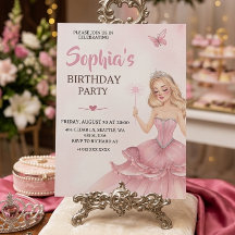 Princess Birthday Invitation