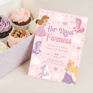 Princess Birthday Invitation Five. Little Princess
