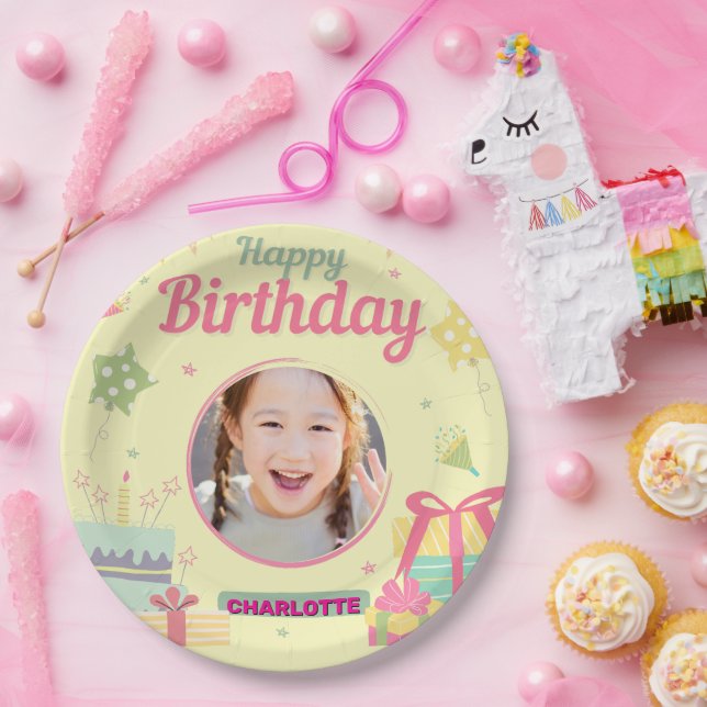 princess birthday paper plate (Party)