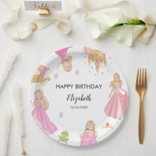 Princess Birthday  Paper Plate