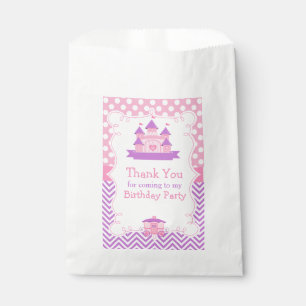 Princess Birthday Party Pink and Purple Favour Bag