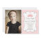 Princess Birthday Pink Crown Photo Invitation