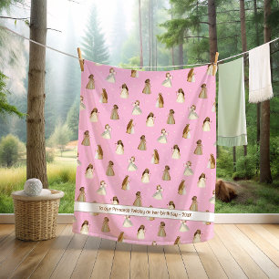 Princess blanket with name or message