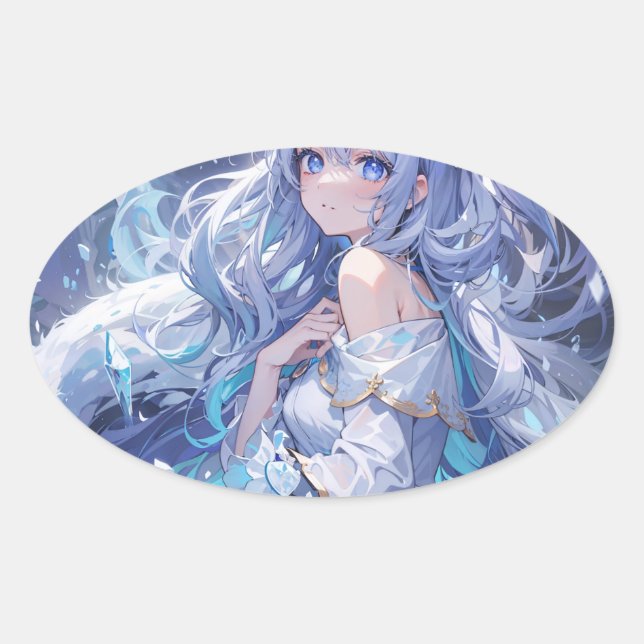 Princess blue sticker (Front)