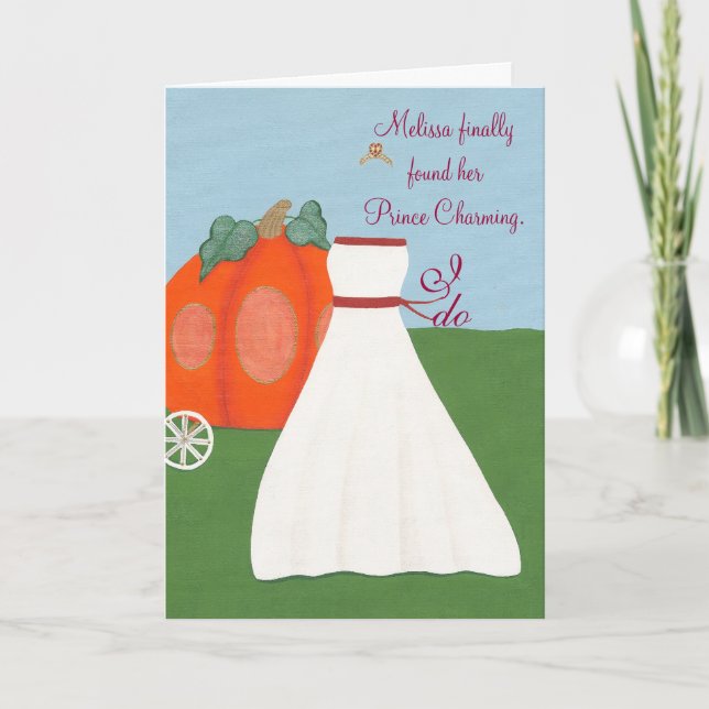 Princess Bride nuptiale - cartes d'invitation (Devant)