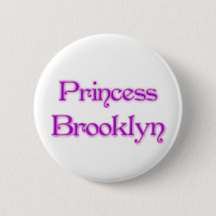Princess Brooklyn 2 Inch Round Button