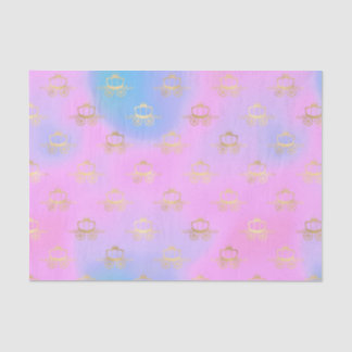 Princess Carriage Pastel  Tissue Paper