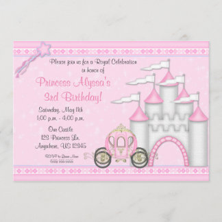 Princess Castle Birthday Invitation
