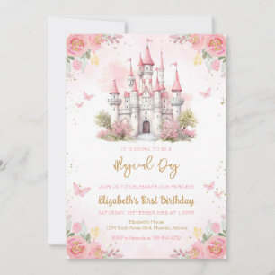 Princess Castle Birthday Invitation