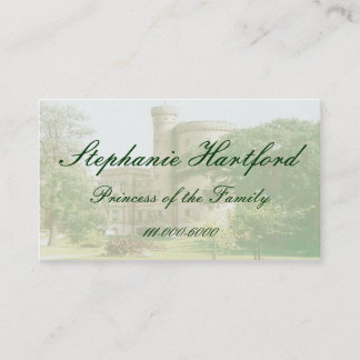 Princess Castle Calling Card
