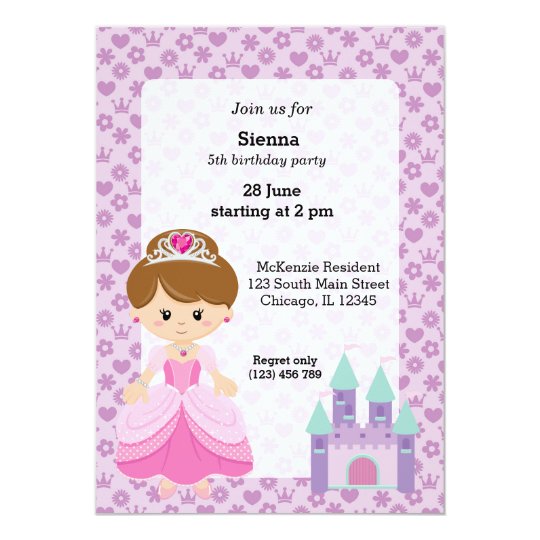 Princess & Castle Card
