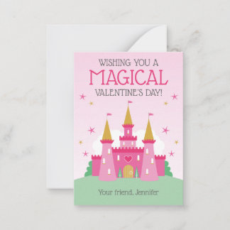 Princess Castle Classroom Valentine Cartes pour en