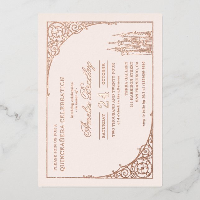 Princess Castle | Fairy Tale Quinceañera (Front)