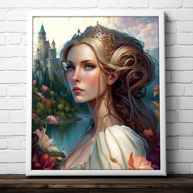 Princess Castle Fantasy Art Poster (Creator Uploaded)