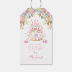 Princess Castle Favor Tags