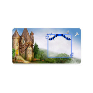 Princess Castle Hershey Miniature Candy Wrapper Label