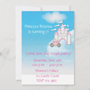 Princess Castle Invitation