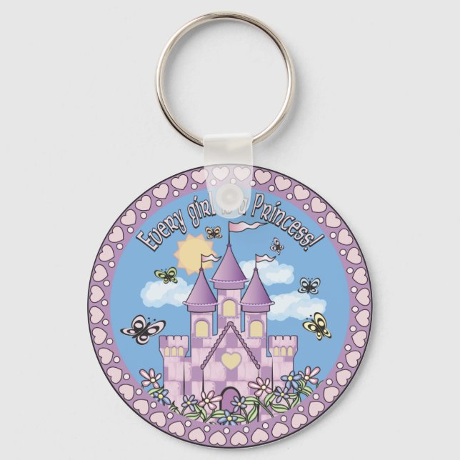 Princess Castle Keychain (Front)