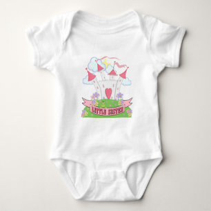 Princess Castle Little Sister Baby Bodysuit