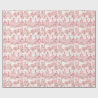 Princess Castle Seamless Pattern Wrapping Paper