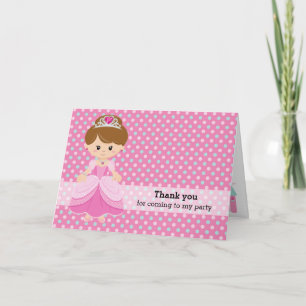 Princess & Castle Thank You Card