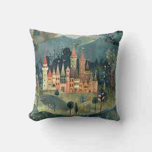 PRINCESS CASTLE THROW PILLOW