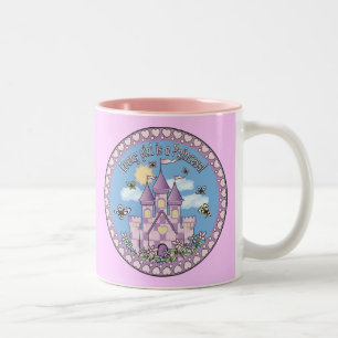 Princess Castle Two-Tone Coffee Mug