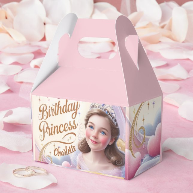 Princess Celebration Happy Birthday Favor Box (Wedding)
