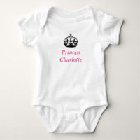 Princess Charlotte baby bodysuit