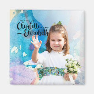 Princess Charlotte Elizabeth 6th Birthday Magnet